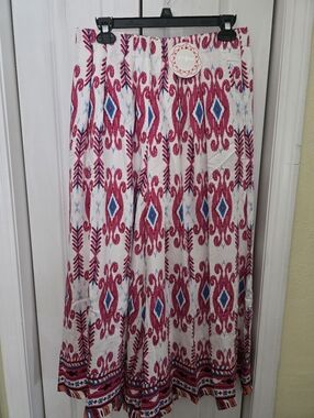 New Umgee Size M Aztec Print Palazzo Pants